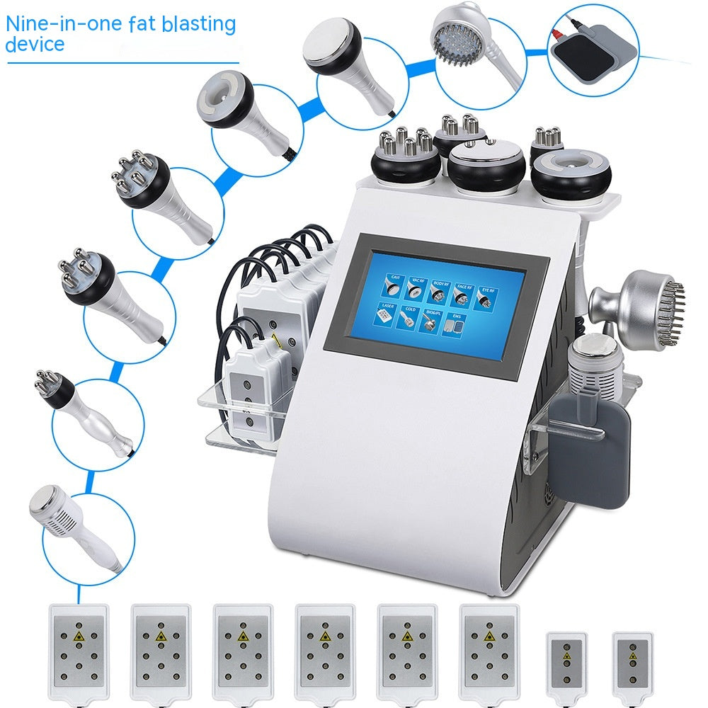 Nine-in-One Ultrasonic Vacuum Negative Pressure Skin Care Device for Facial Cleansing