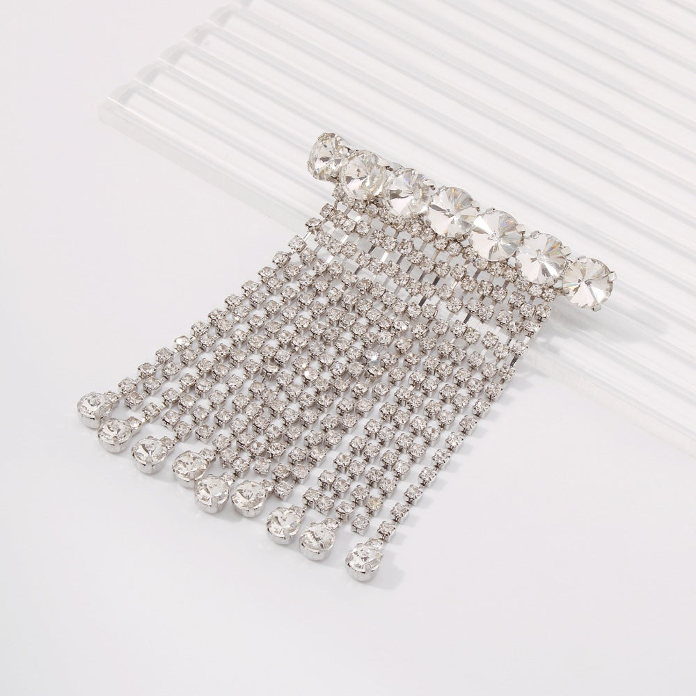 One Word Hair Clip - White K