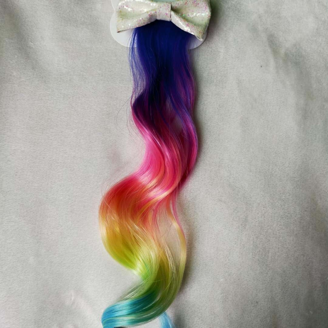 Children's Gradient Curly Hair Accessories Bow Clip Set - Multiple Styles