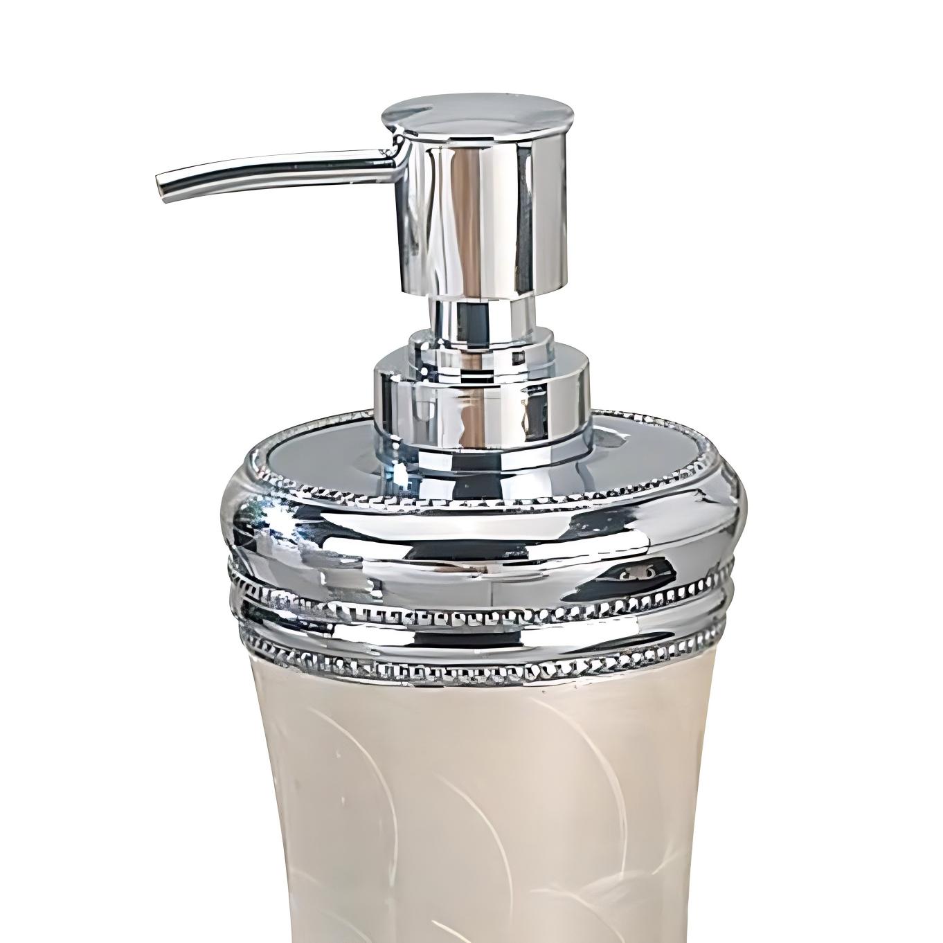 Stainless Steel Liquid Soap Dispenser Pump Bottle Bathroom Vanity &