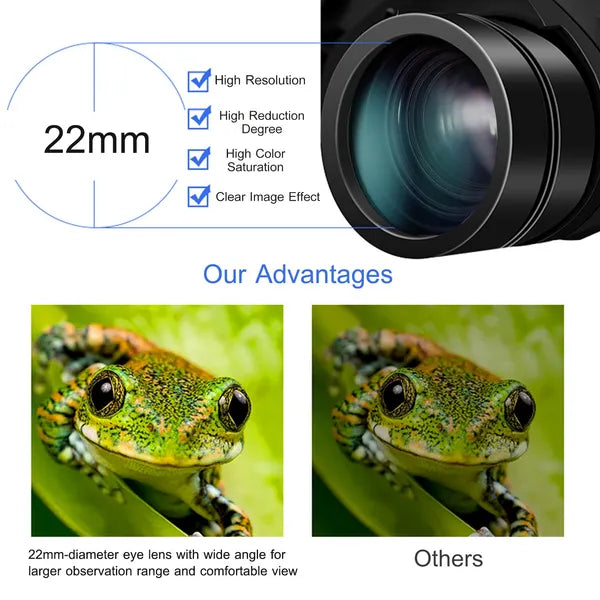 8-24x Binoculars with 50mm Objective Lens for Bird Watching & Stargazing