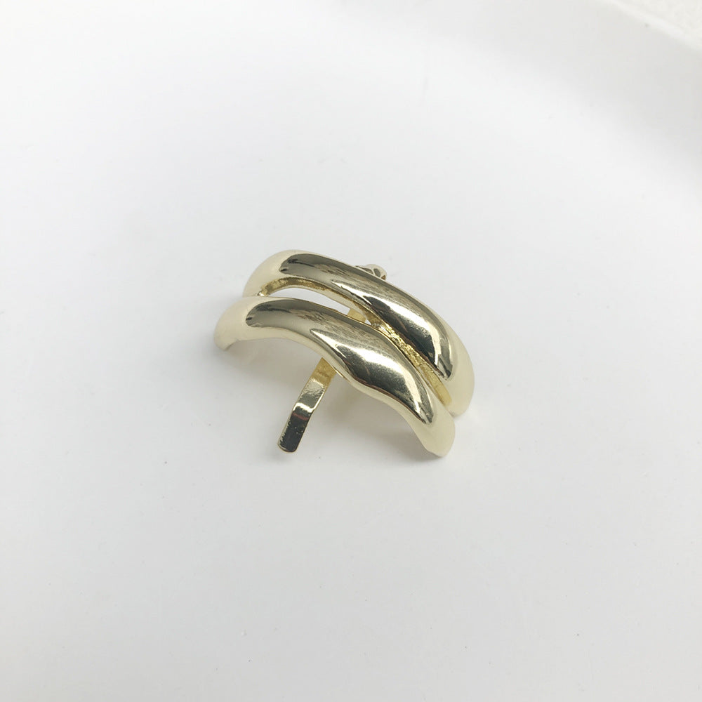U-Shaped Metal Hair Clip for Low Ponytail