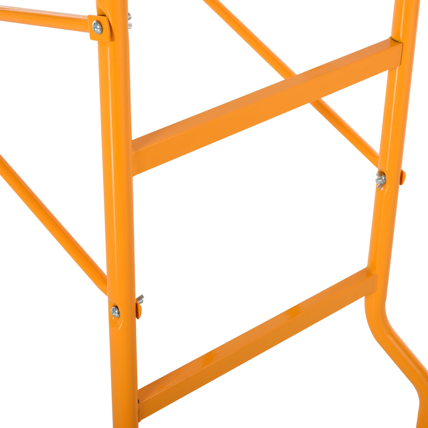 4-Step Steel Scaffold with 2 Wheels - 440lb Capacity Indoor Outdoor