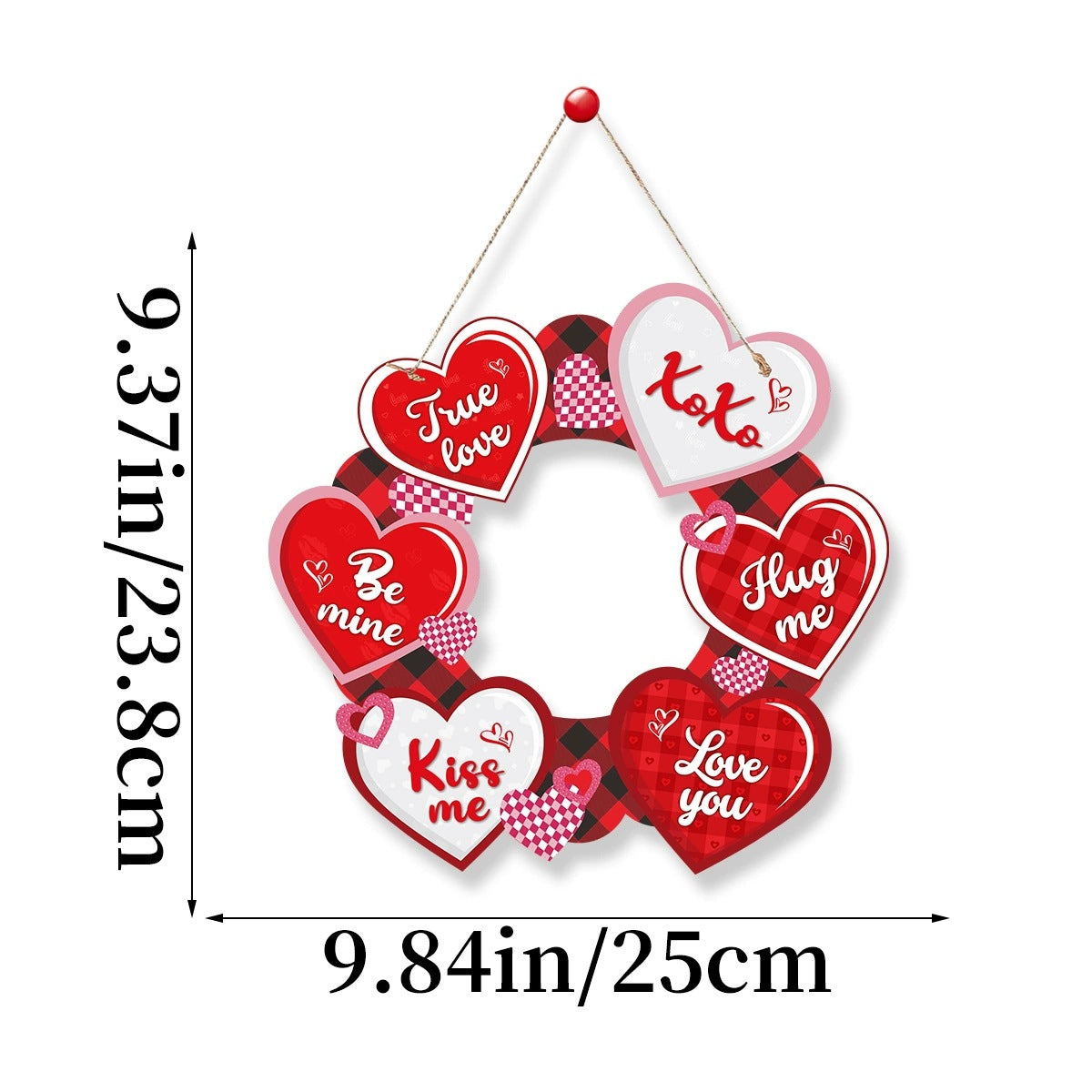 Valentine's Day Romantic Door Hanging Sign Wedding Room Decor - Multiple Styles