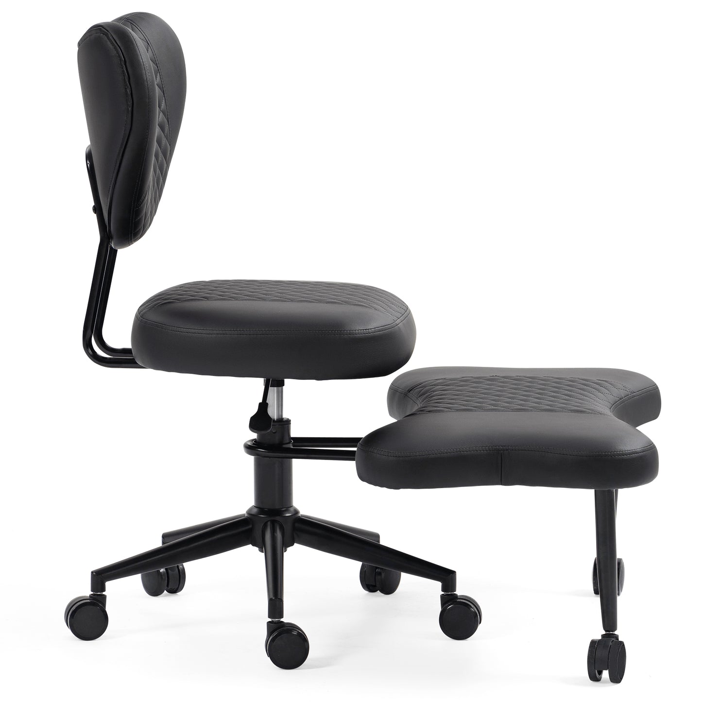 Ergonomic Meditation Chair with Lumbar Support - Black