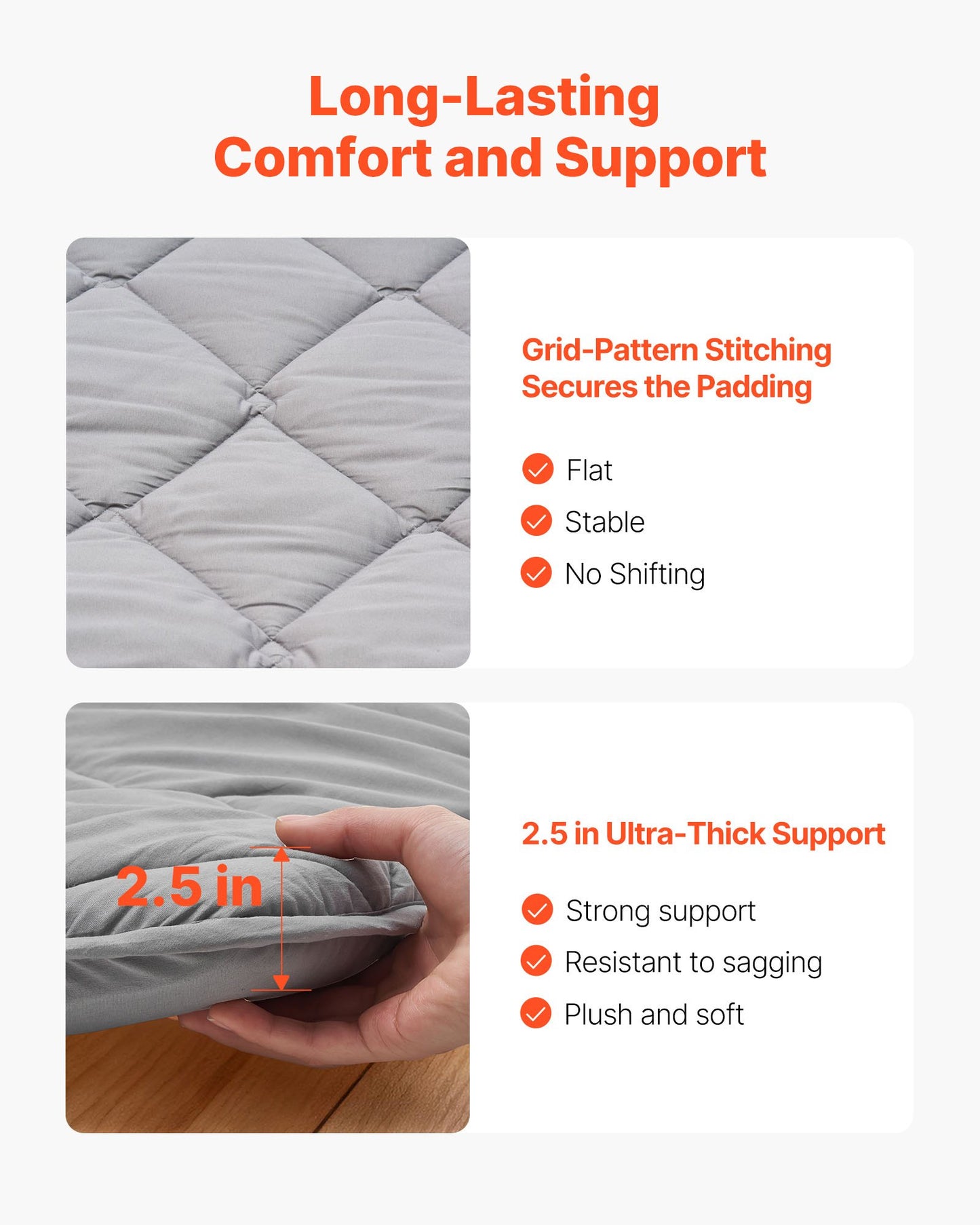 Foldable Japanese Tatami Mattress Queen Size with Storage Bag - 9-Layer Floor Mat for Sleep & Meditation
