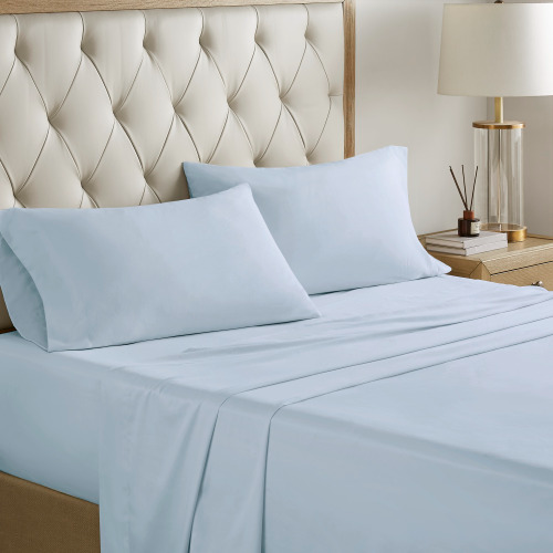 12-Piece Comforter Set with Cotton Bed Sheets - Blue & Brown Full