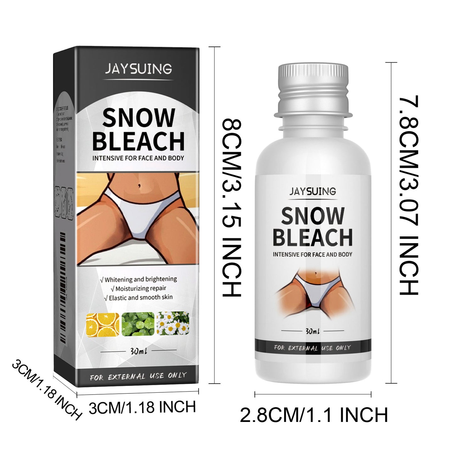 Underarm and Thigh Brightening Cream - 30ml Melanin Whitening Body Care