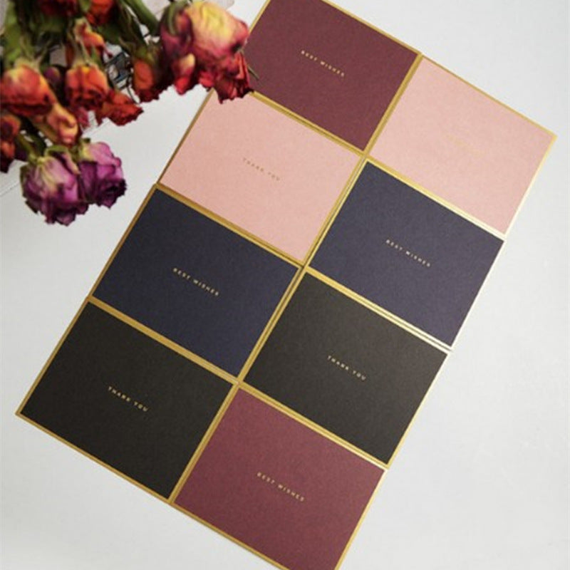 Bronzing Border Business Invitation Cards - Small Card Assortment