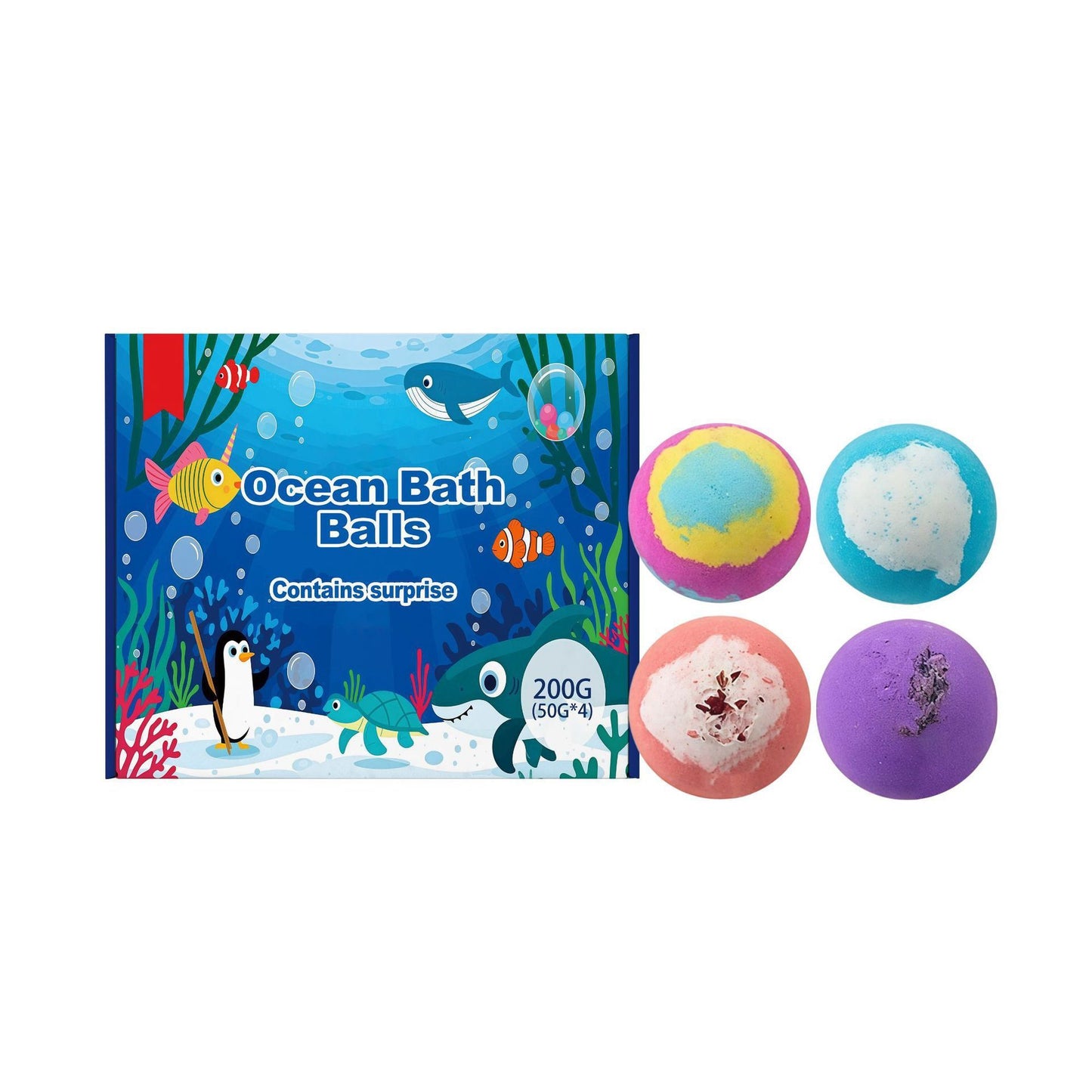 12-Piece Bath Bomb Toy Set for Kids - Moisturizing Bath Fun