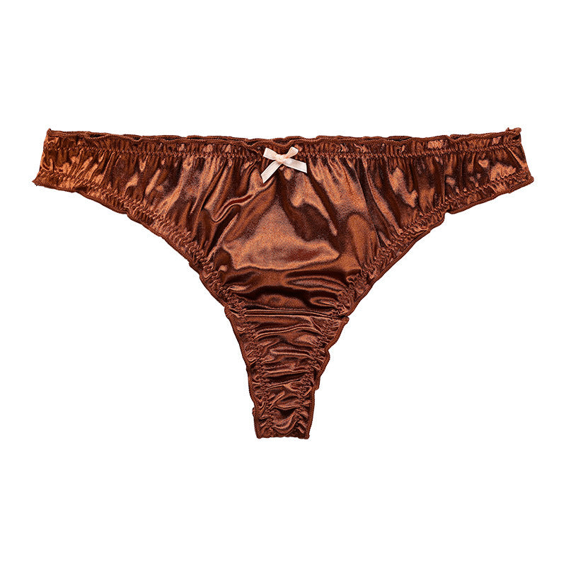 Breathable Cotton Crotch Briefs for Ladies - Comfortable Low-Waist Underwear