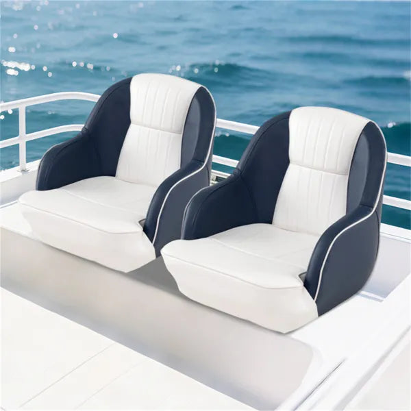 Universal Boat Seat with Mounting Screws and Washers - 5"x5"/5"x12"