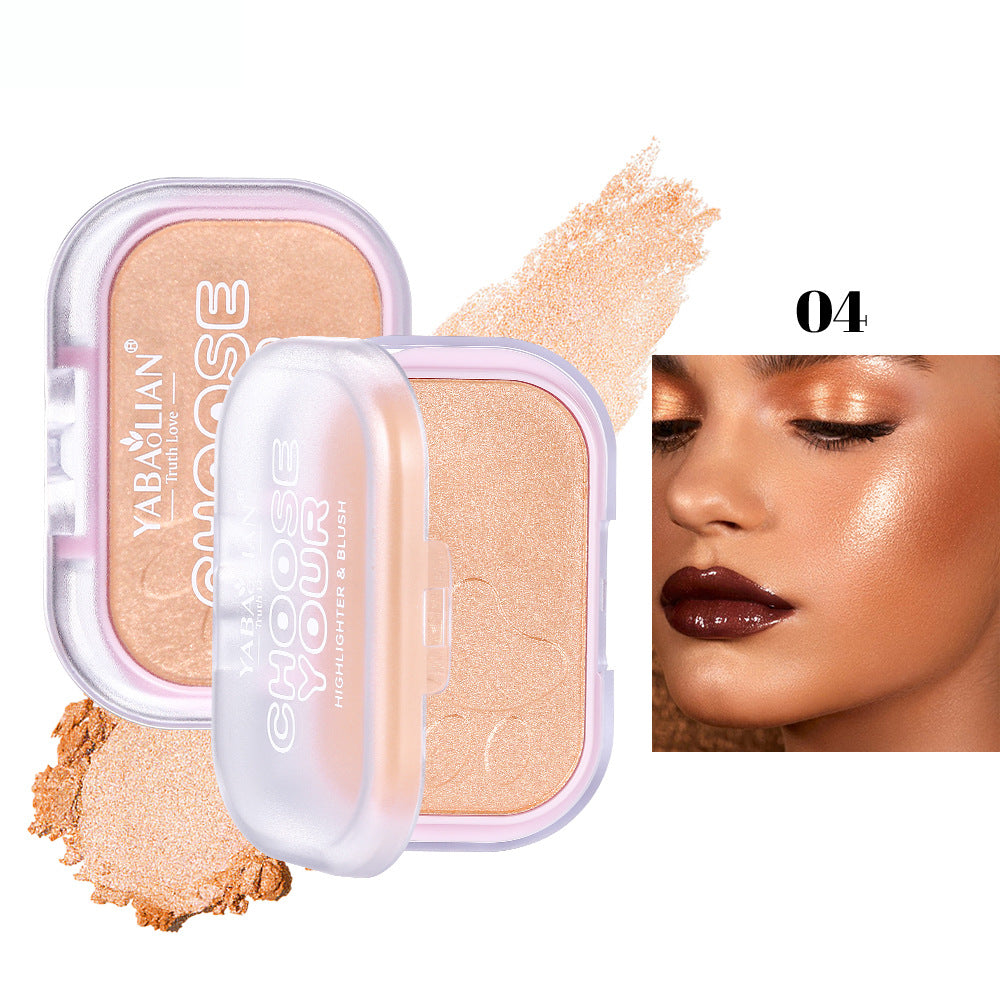 Highlight Contour Compact Makeup Powder Set - Four-Color Sequins