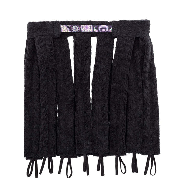 Heatless Curling Headband with Soft Cotton Towel