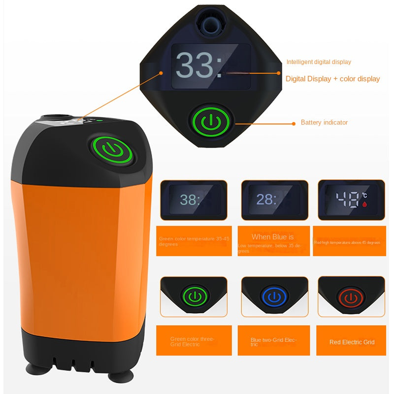 Portable Electric Self-Priming Shower Rechargeable for Outdoor & Home Use