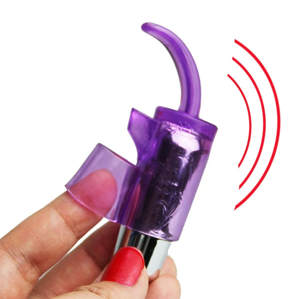Handheld Tongue Shock Vibration Device for Wellness and Oral Care