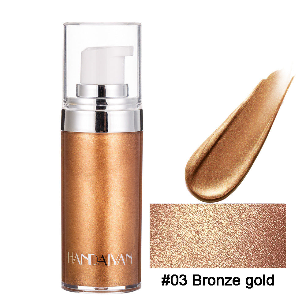Liquid Highlighter Makeup Face Body Glow Brightener Glitter Bronzer - All Styles