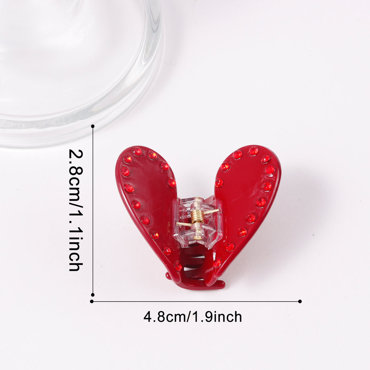 Red Toned Handmade Hair Clip for Women - Trendy Hair Accessories