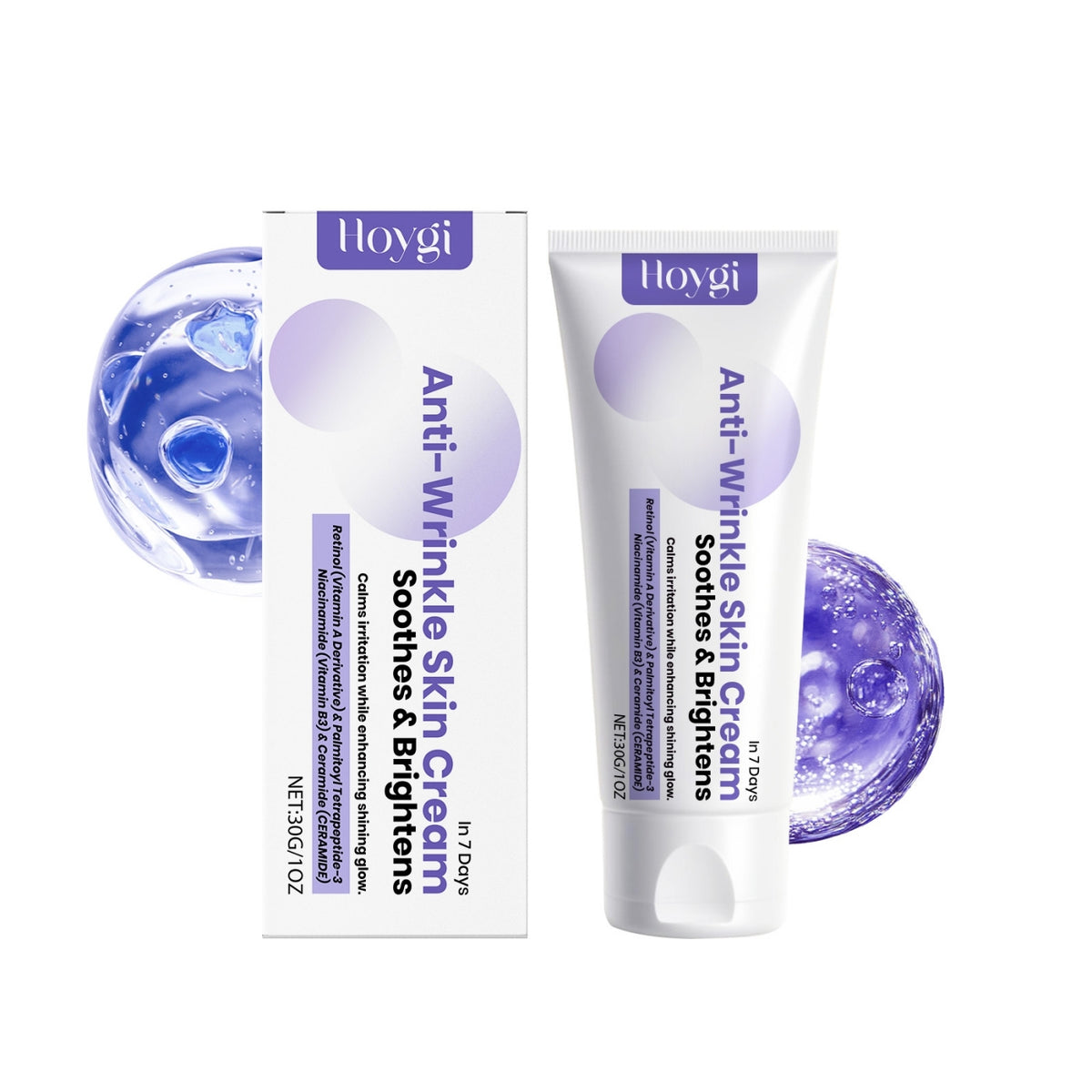 Brightening Anti-Aging Face Cream with Retinol & Peptides - 30g