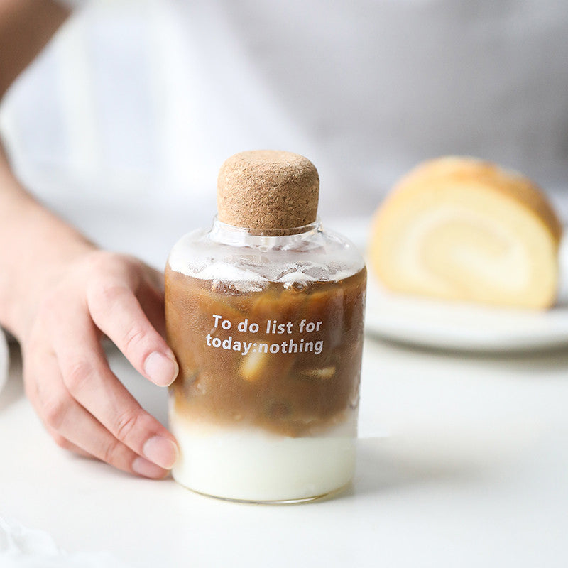Heat Resistant Glass Milk Bottle for Coffee & Drinkware - 500ML Transparent