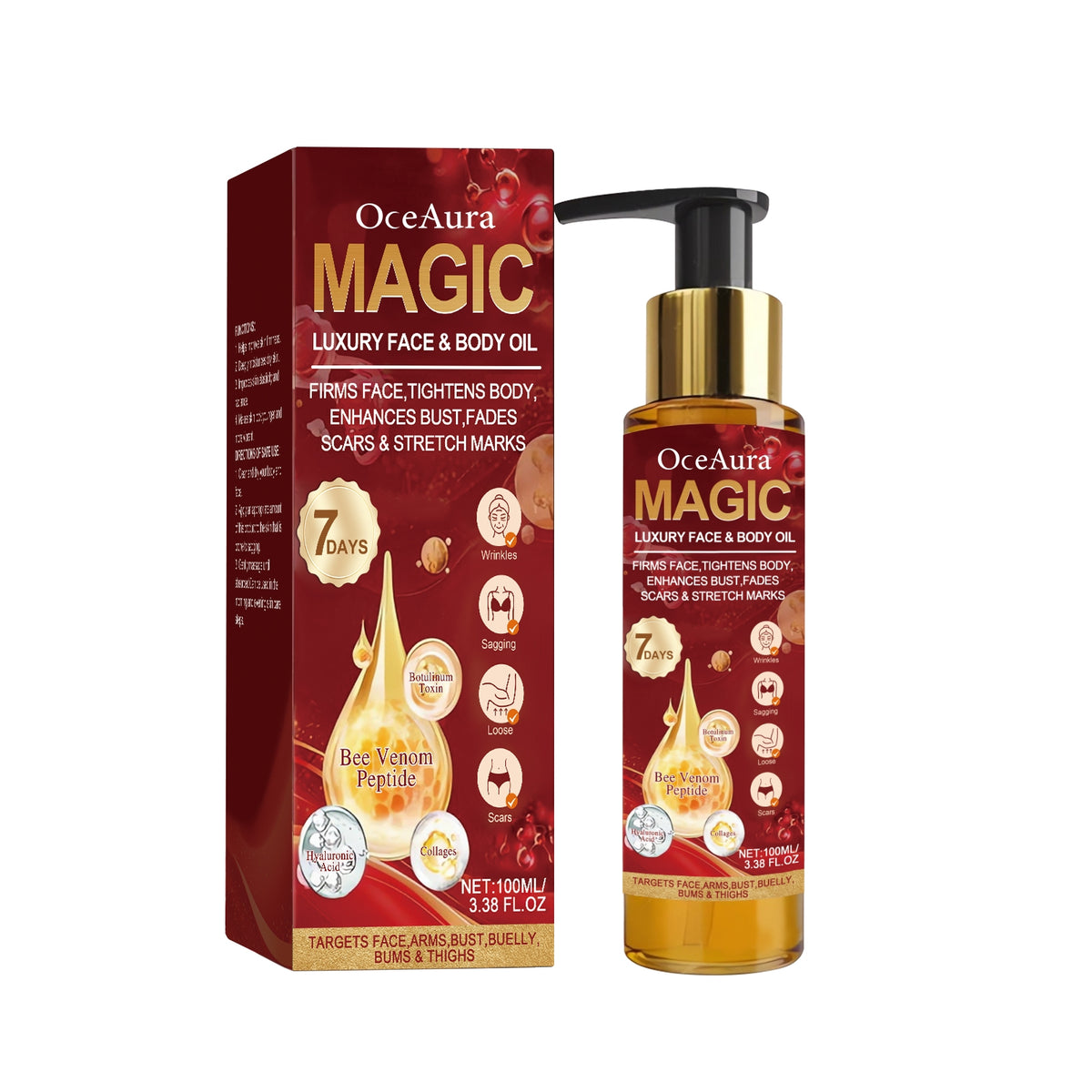 Skin Moisturizing And Firming Oil