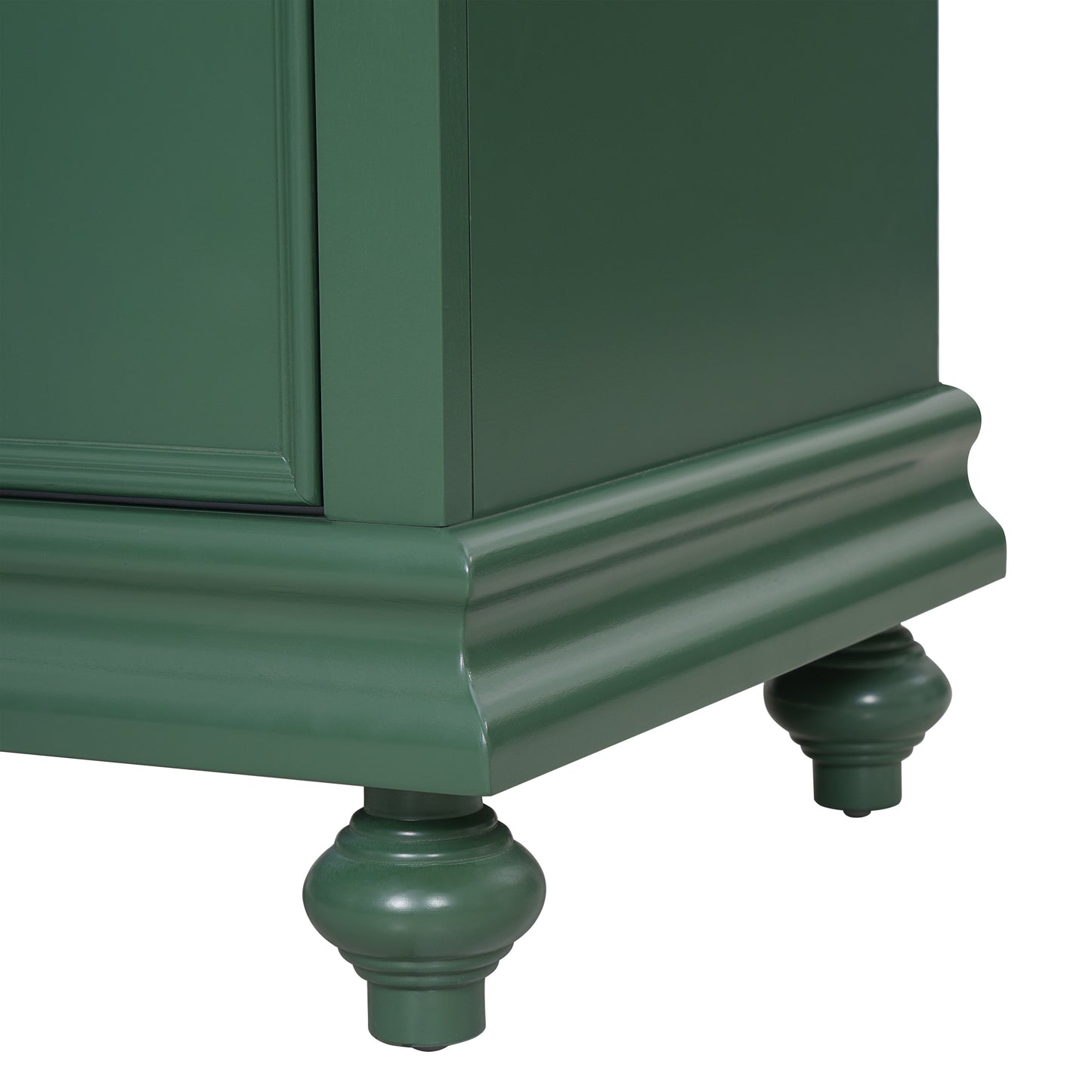 24" Modern Bathroom Vanity with Tip-Out Drawer - Green