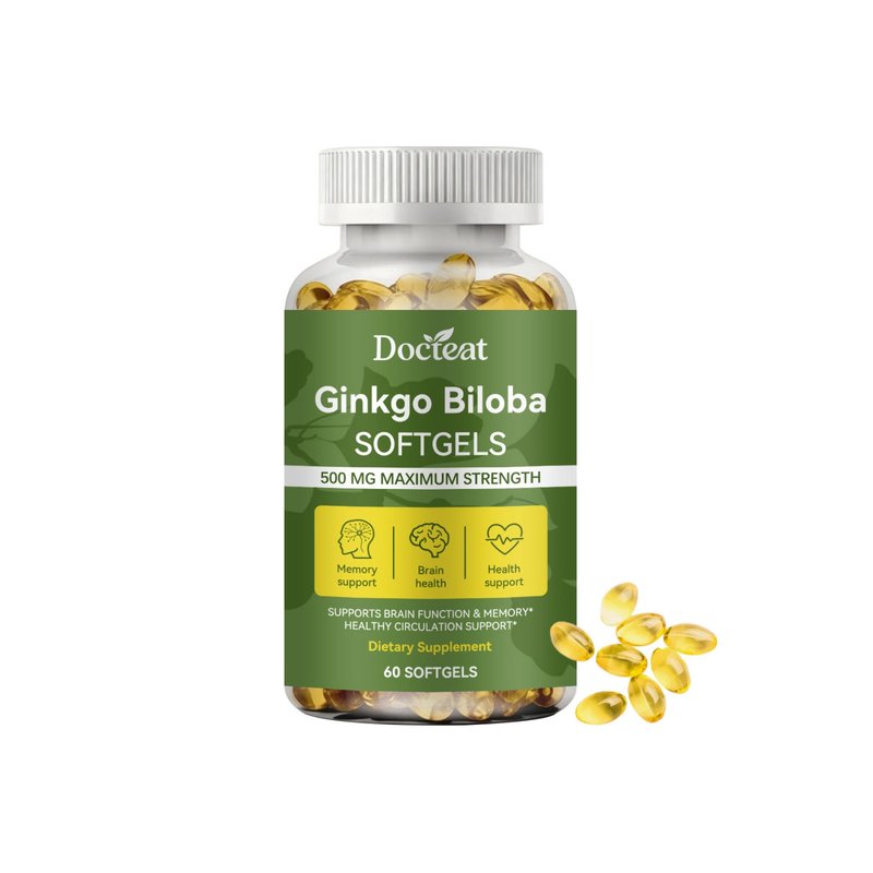 Ginkgo Biloba Extract Soft Capsule - 60 Softgels