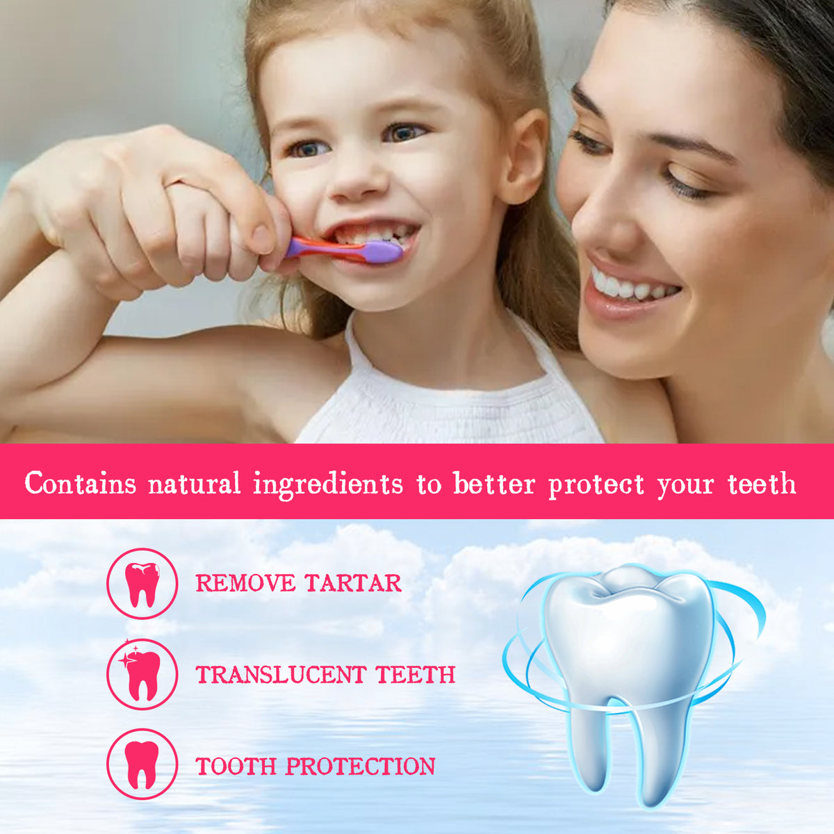 Children's Strawberry Foam Toothpaste, 60ml