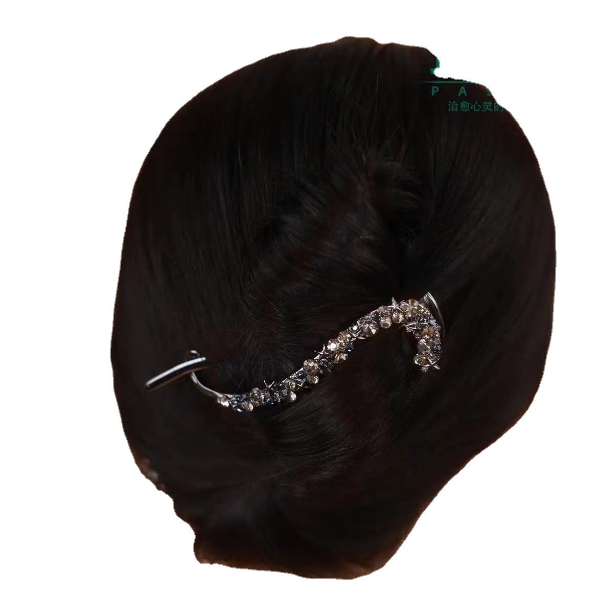 Copper Alloy Zircon Twist Clip Hairpin – Star Design