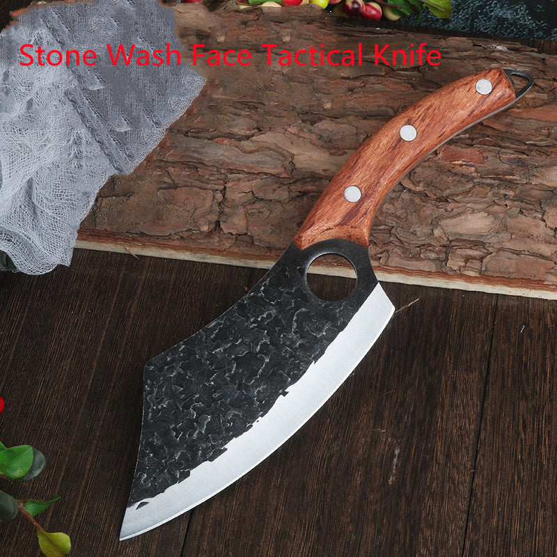 Forged Multi-Purpose Kitchen Knife - Anti-Rust Blade, 29CM