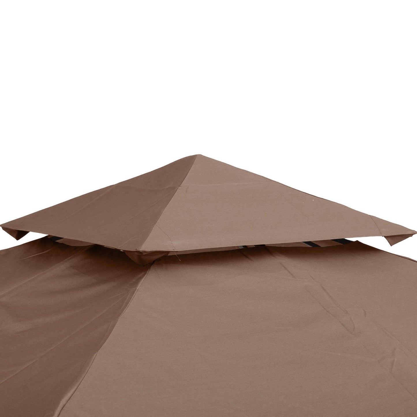 Replacement Canopy for 9.84' Gazebo - Coffee 2-Tier Top Cover