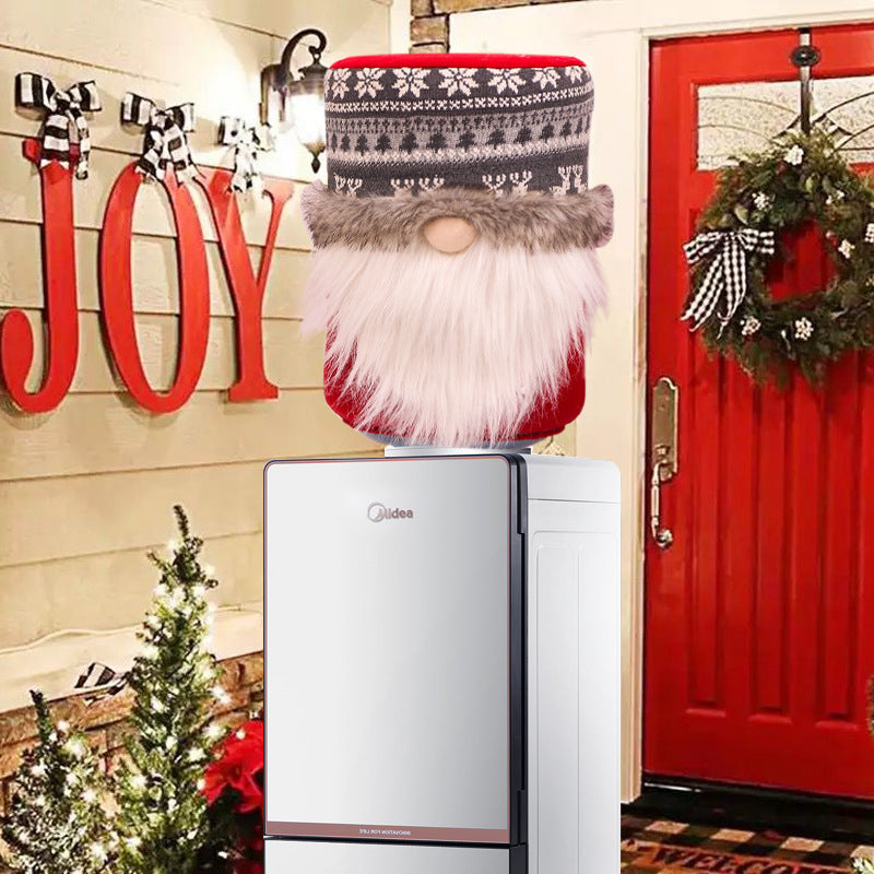 Christmas Knitted Bucket Cover Water Dispenser Dust Cover - Multiple Sizes