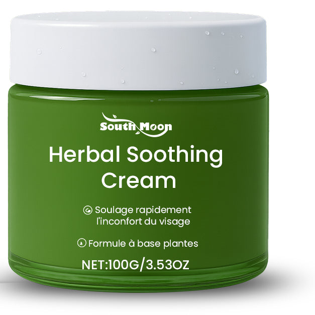 Herbal Soothing Cream with Mint & Aloe - 100g Facial Skincare