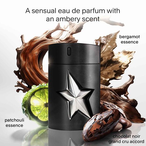 Mugler A*Men Fantasm - Eau de Parfum - Mens Cologne - With Citrus, Cocoa Accord, & Patchouili - Long Lasting Fragrance - 3.3 Fl Oz