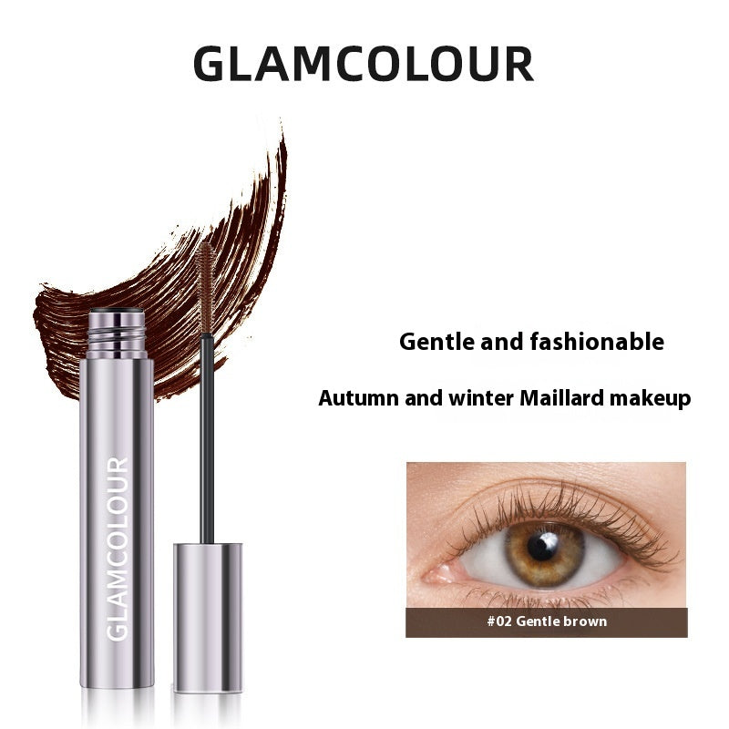 Waterproof Curling Mascara Set - Natural Black & Gentle Brown, 4G Each