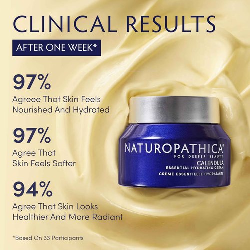 Naturopathica Calendula Essential Hydrating Cream - Soothing Face Moisturizer for Dry Skin - Holistic Calendula Cream - Daily Face Moisturizer for Women - Natural Face Lotion for Women - 1.69 fl oz