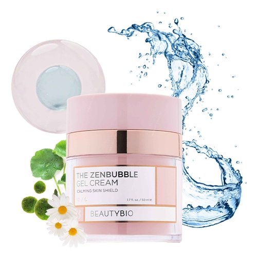 BeautyBio ZenBubble Oil-Free Calming Gel Cream. Calm and correct sensitive, blemish-prone skin