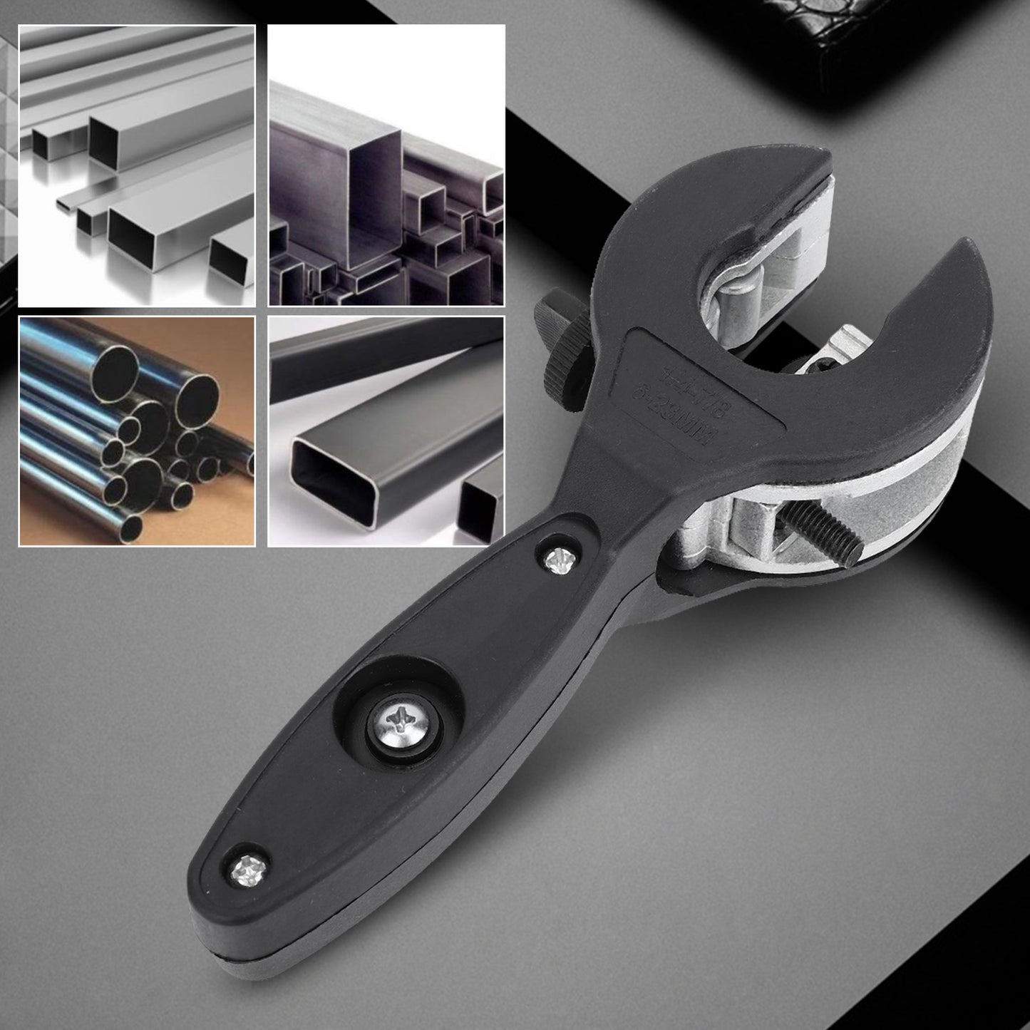 Ratcheting Tubing Cutter 1/4''-7/8'' For Cutting PVC Copper Pipes,