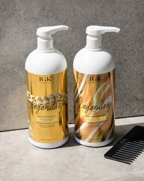 IGK LEGENDARY Dream Hair Conditioner Liter | Healthy + Hydrated + Shine | Vegan + Cruelty Free | 33.8 Oz