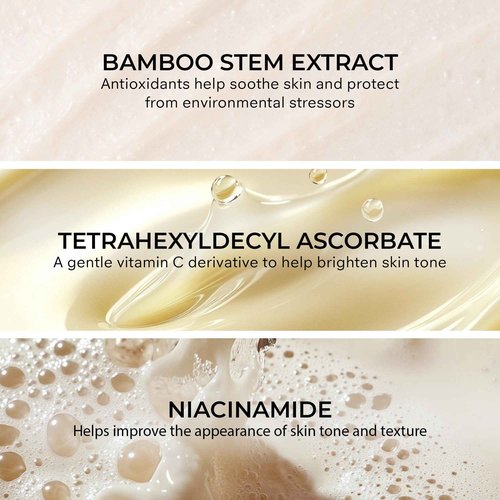 COSMEDIX Glow Bamboo Brightening Facial Mask - PM Exfoliating Facial Scrub for Tired, Dull & Uneven Skin - Anti-Aging Gentle Night Face Exfoliator with Bamboo & Niacinamide - All Skin Types