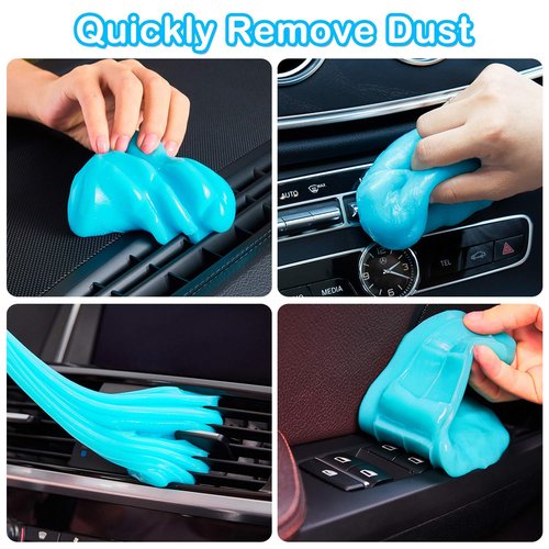 PULIDIKI Car Cleaning Gel Car Clean Putty, Universal Car Interior Cleaner Slime, Perfect Cleaning Kit Supplies, Auto Detailing Tools Accessories, Dust Remover Gifts for Men Women