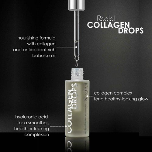 Rodial Collagen 30% Booster Drops Serum 1.0 fl oz, Collagen Serum to Rejuvenate and Improve Skin Elasticity, Hyaluronic Acid for Smoothing and Plumping, Hydration Boost Collagen Skin Serum