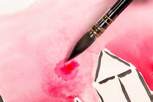 da Vinci Brushes 4250DV Watercolor Brush Set, Quill Size 2, Slant Size 10, Oval Size 12, Black 3 Each