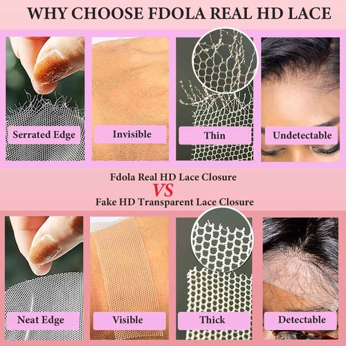 12A Human Hair Bundles with Closure 16 18 20 + 14 Inch Brazilian Body Wave Bundles Human Hair with 5x5 HD Lace Closure 100% Unprocessed Virgin
