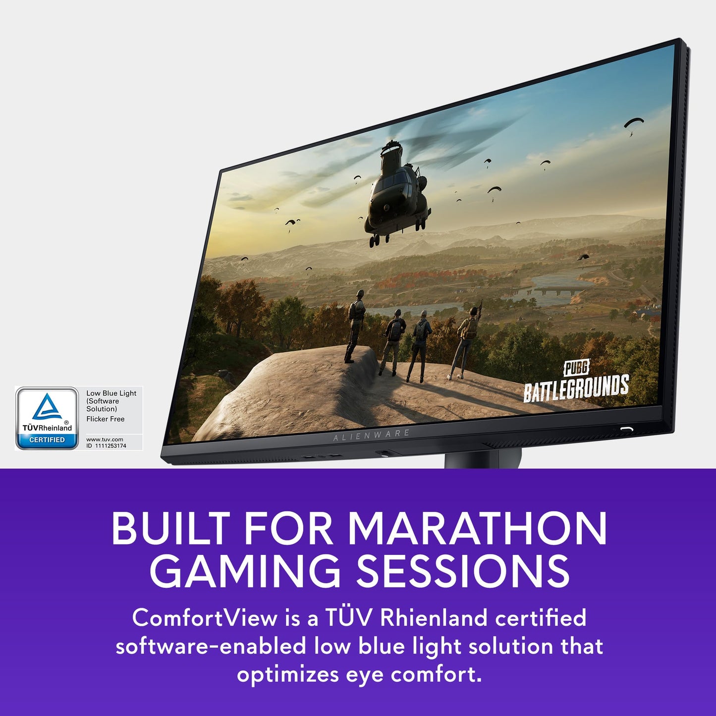 Alienware 25 Gaming Monitor AW2523HF 24.5" IPS LED Full HD (1920 × 1080) 360Hz Display - AMD FreeSync - VESA - Monitor (USB, HDMI) Height/Tilt/Swivel/Pivot Adjustability - Dark side of the Moon