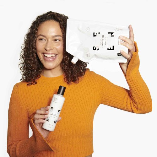 SEEN Conditioner Eco-Refill, Fragrance Free - Non-Comedogenic & Hair Conditioner- Dermatologist-Developed - Safe for Sensitive & Acne Prone Skin