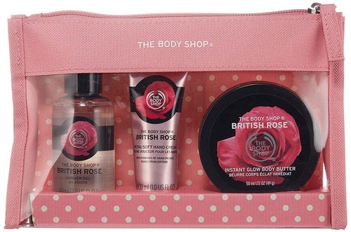 The Body Shop British Rose Beauty Bag