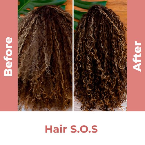 Hi Hair Care - Hair Reconstruction Set - 3 Steps, Repair Treatment, Damage Hair, Protein Recharge, Nutrition, Brazilian Hair Products, Anti Frizz, Vegan - Up to 10 applications