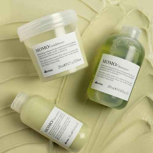 Davines MOMO Moisturizing Shampoo & Conditioner for Dry, Dehydrated Hair, Add Softness & Shine, Detangling Formula, 8.45 & 8.77 fl. oz.