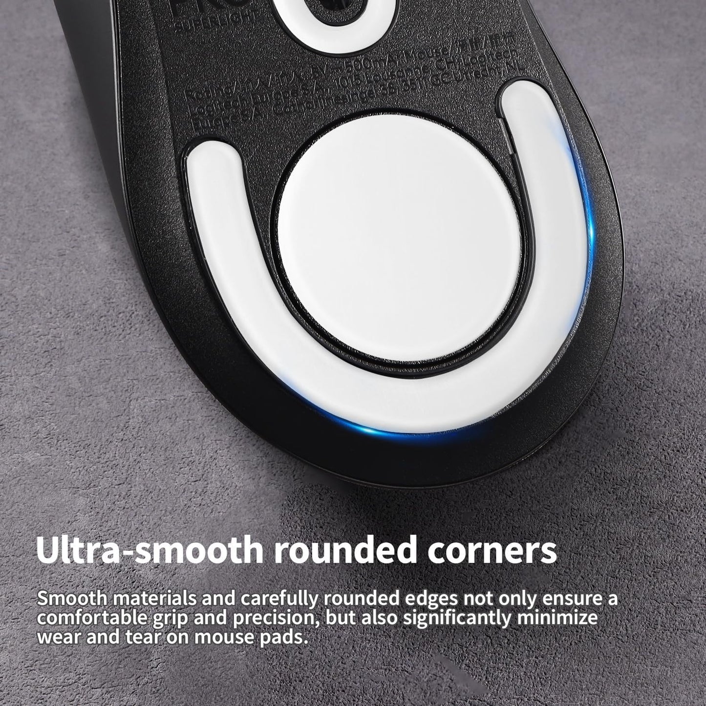 2 Sets Mouse Skates for Logitech G PRO X Superlight 2 DEX Lightspeed Wireless Gaming Mouse Feet Pads Replacement Smooth Durable Game Accessories 0.8mm PTFE Makings